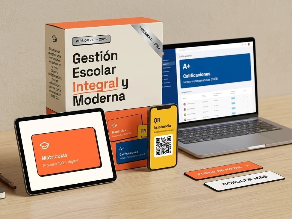 EDUSIS | Sistema de Gestión Escolar para Colegios en Perú