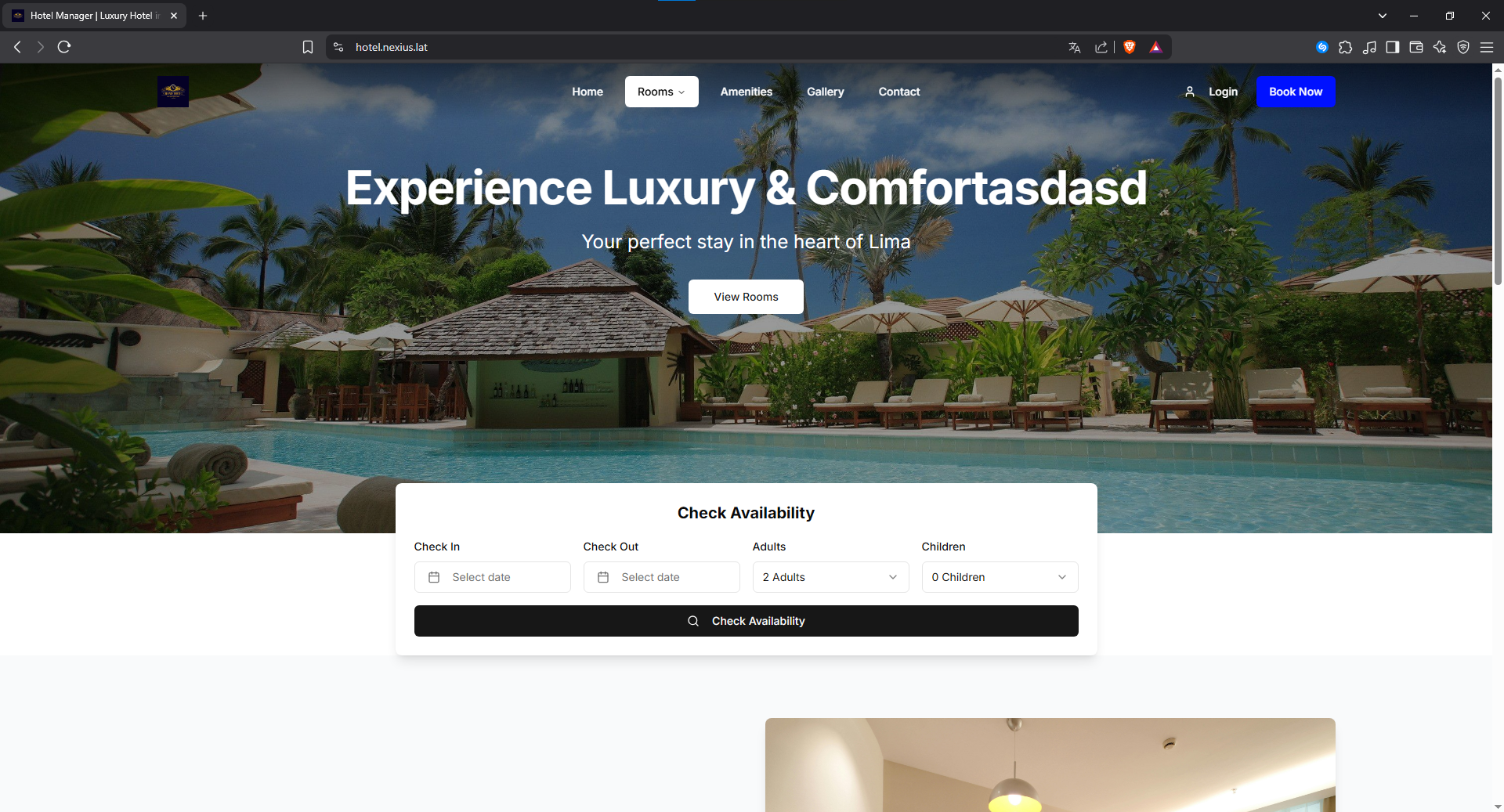 Sistema Para Hoteles